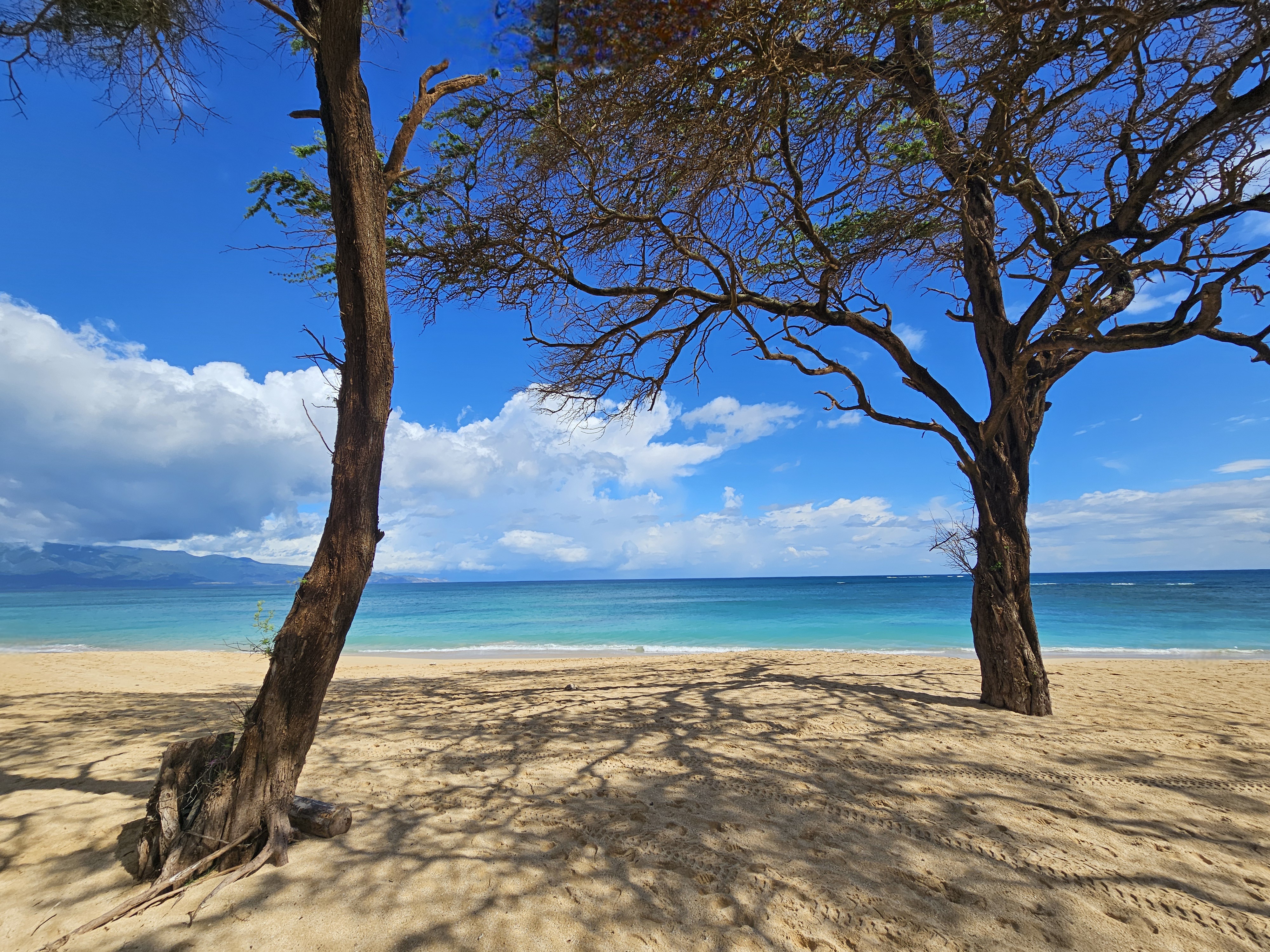 Maui ocean and sky opening toward the horizon